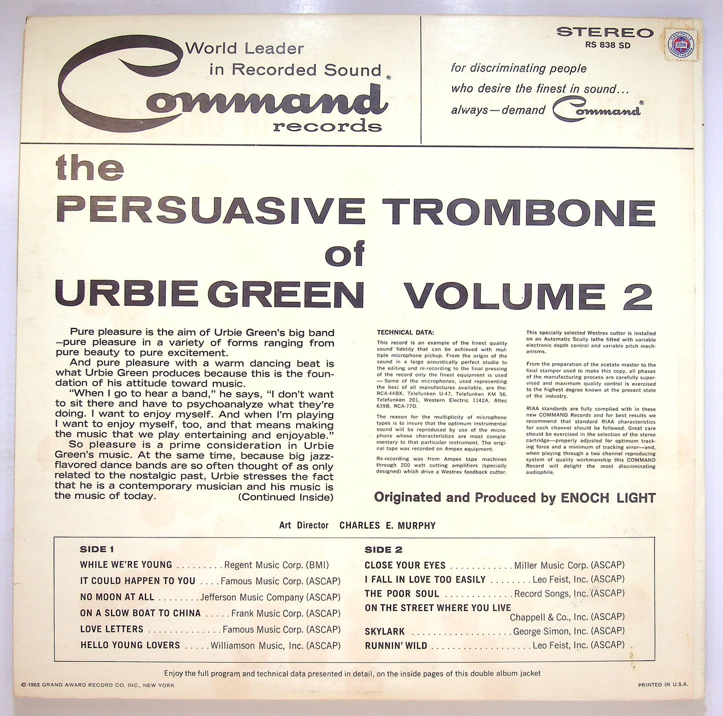 EBOND Urbie Green - The Persuasive Trombone Of Urbie Green Vol 2 Vinile V076093