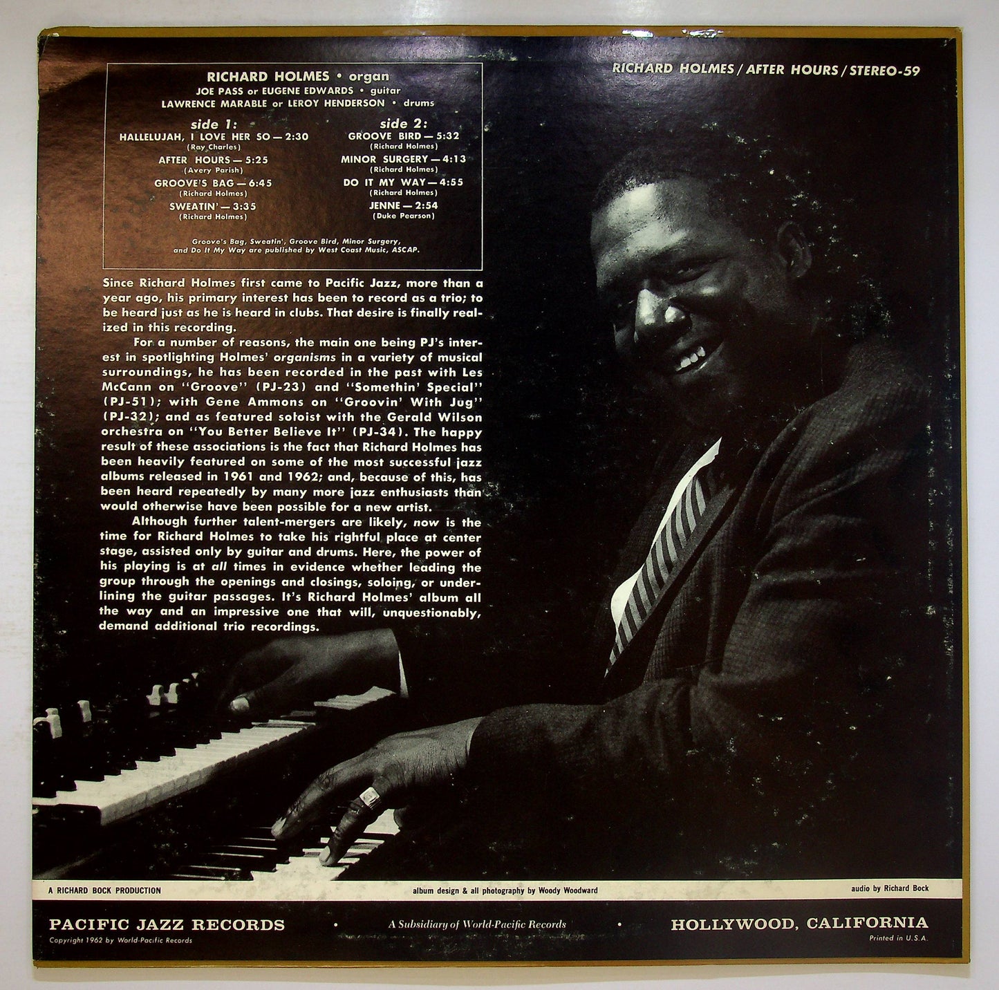EBOND Richard ''Groove'' Holmes - After Hours Vinile V076095
