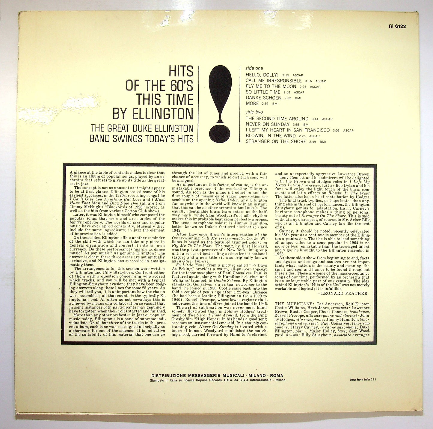 EBOND Duke Ellington - Ellington '65 Vinile V076113