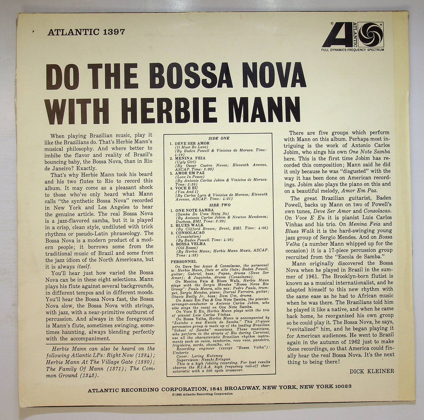 EBOND Herbie Mann - Do The Bossa Nova Vinile V076121