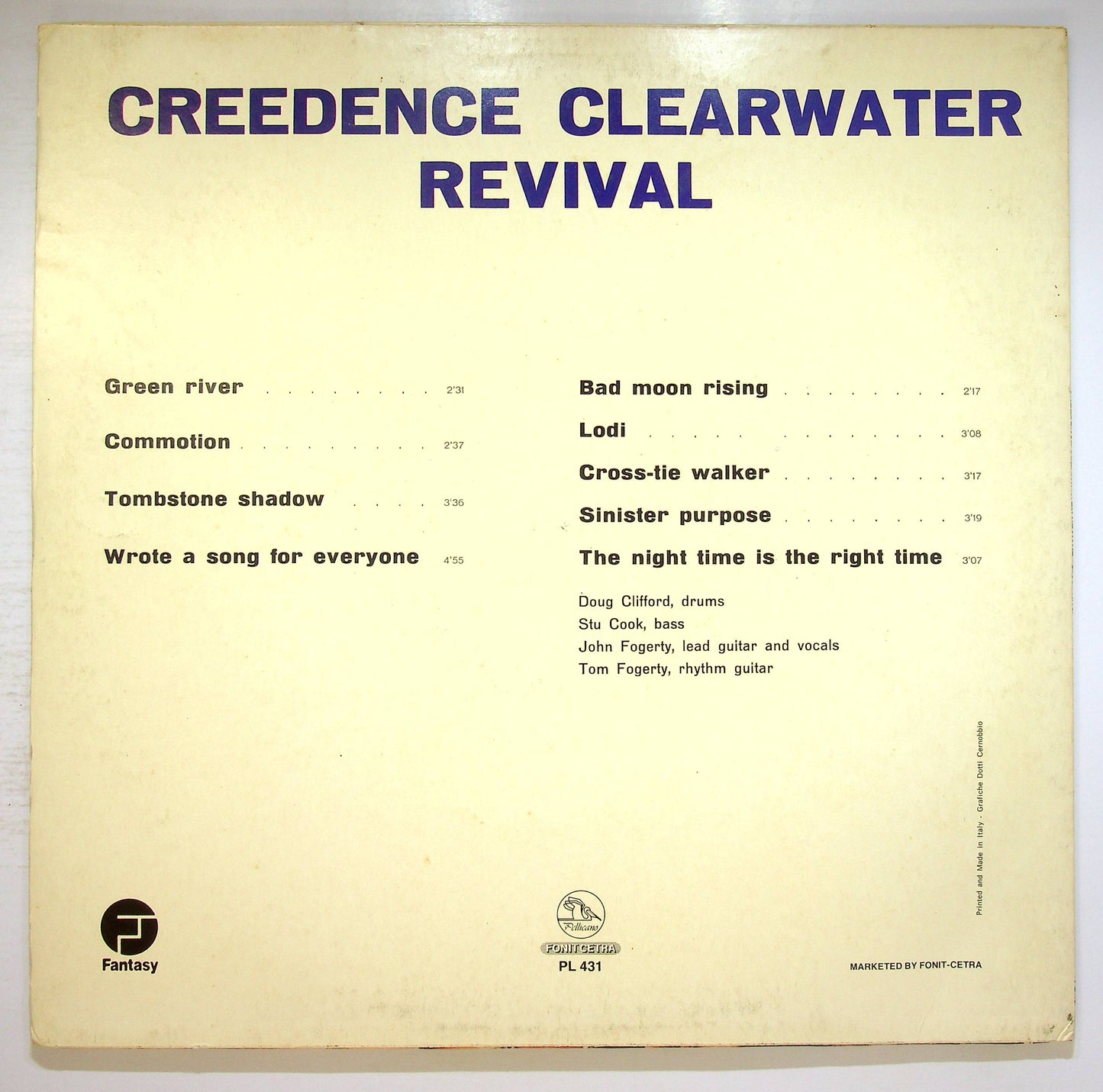 EBOND Creedence Clearwater Revival - Green River Vinile V077050
