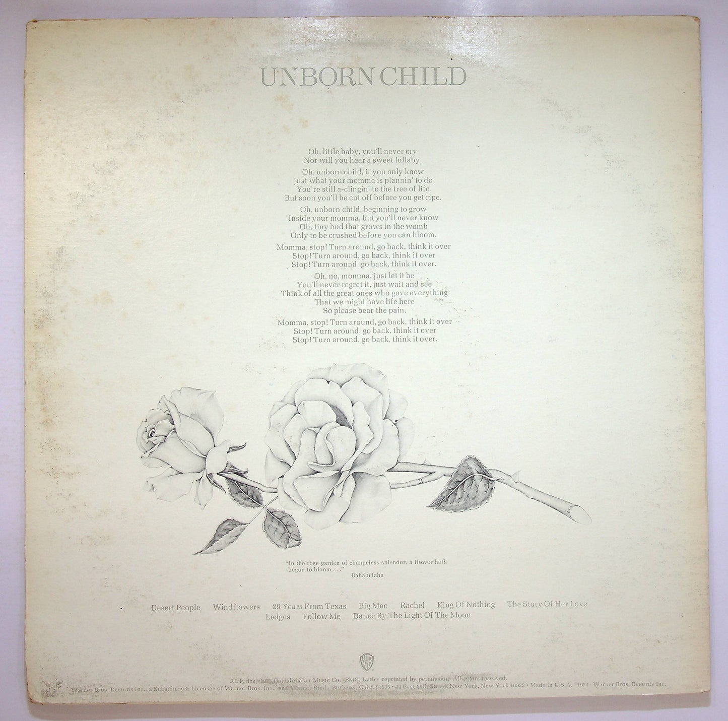 EBOND Seals & Crofts - Unborn Child Vinile V078003