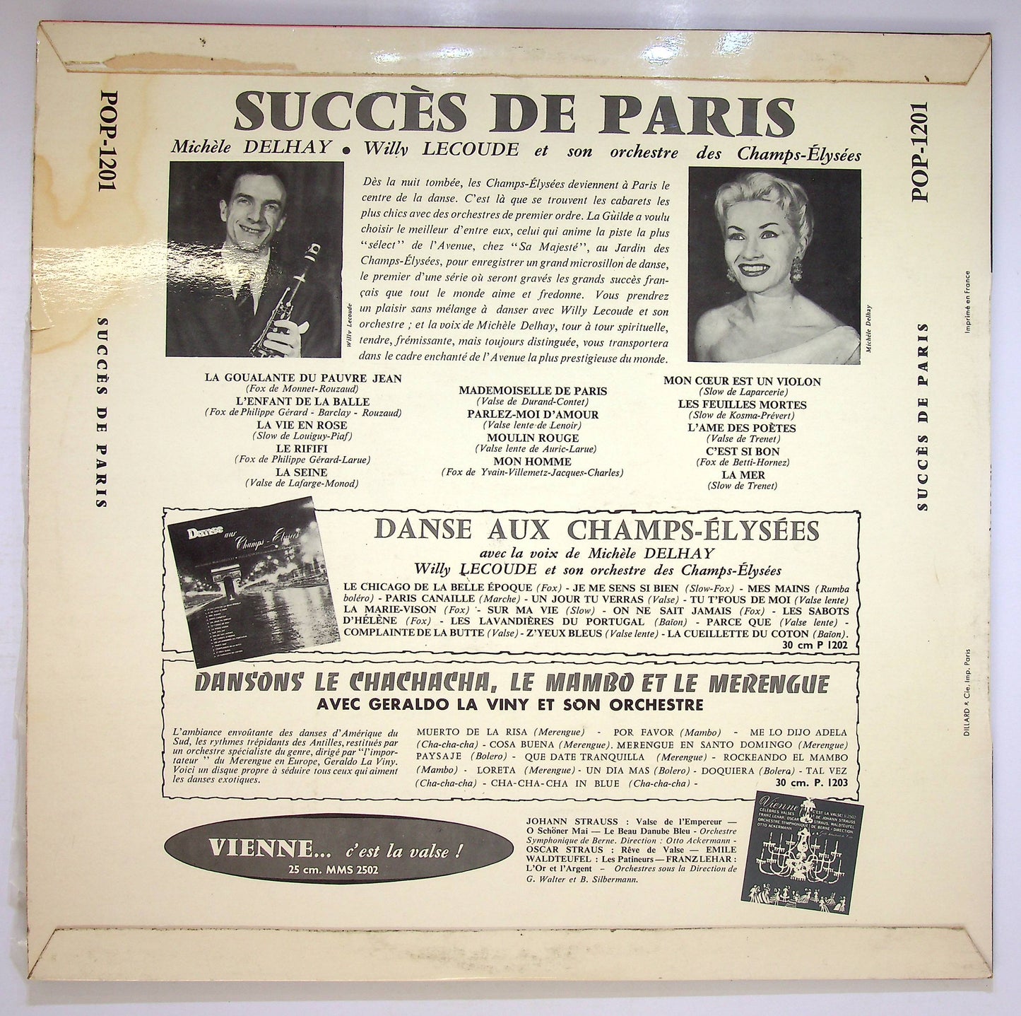 EBOND Michele Delhay - Succes De Paris Vinile V078012