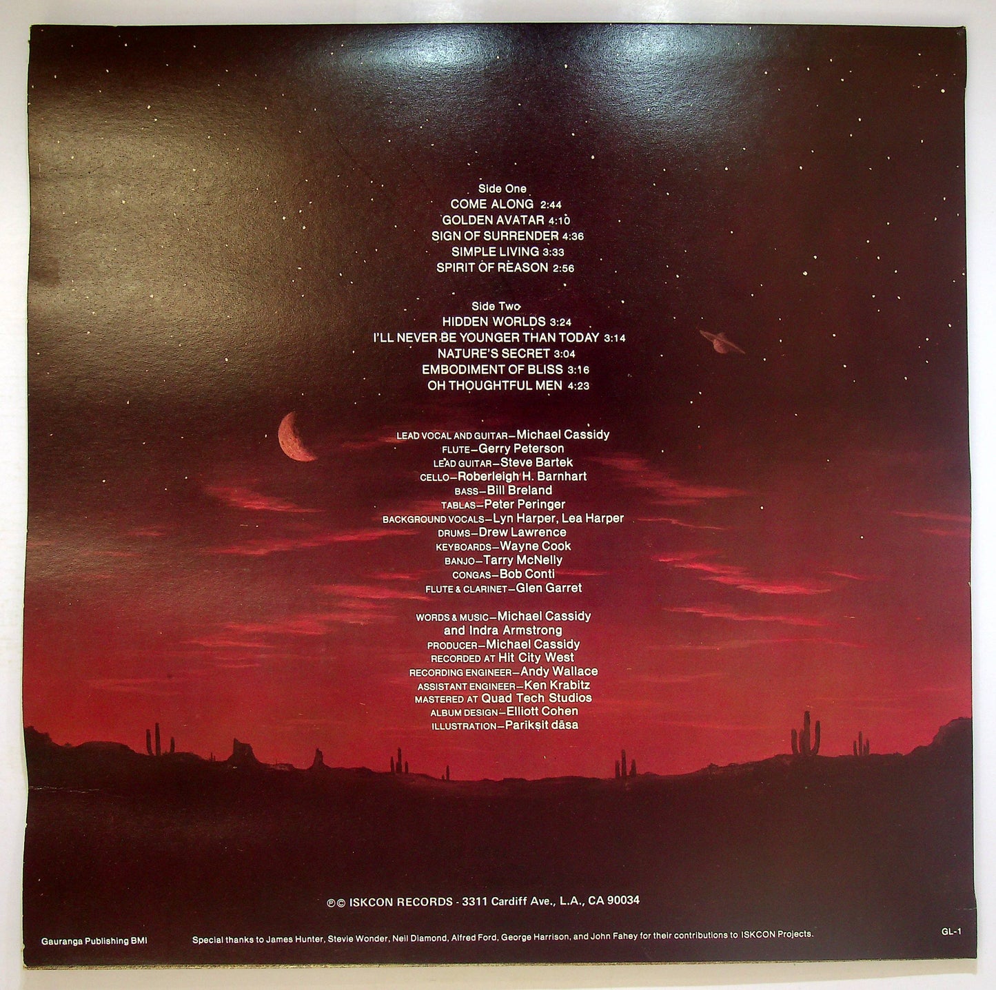 EBOND Michael Cassidy - Nature's Secret Vinile V078028