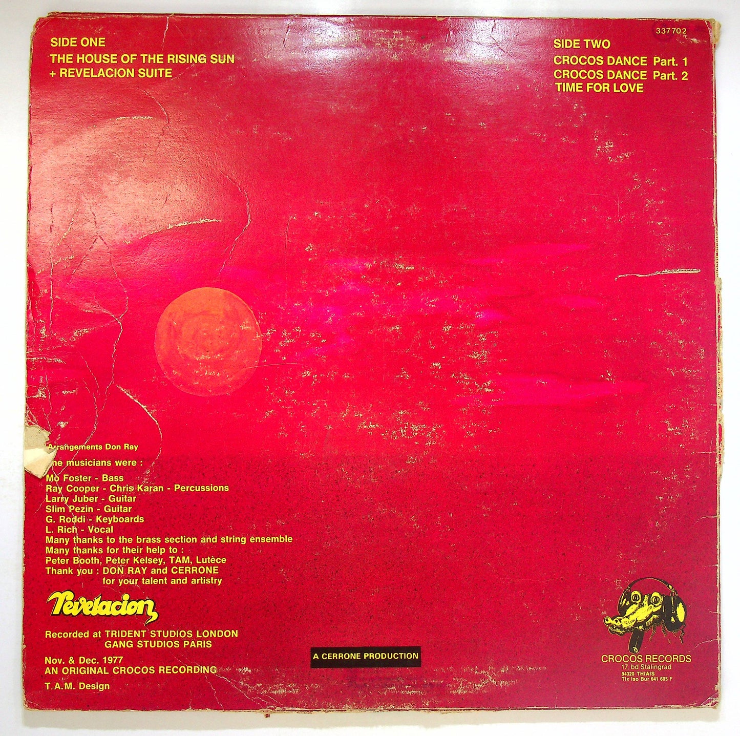 EBOND Revelacion - The House Of The Rising Sun Vinile V078034