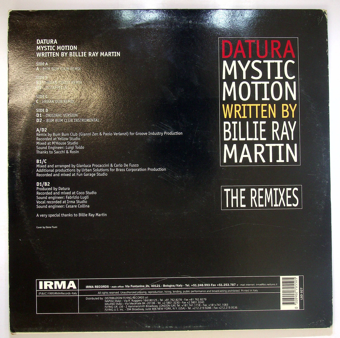 EBOND Datura - Mystic Motion (The Remixes) Vinile V078051