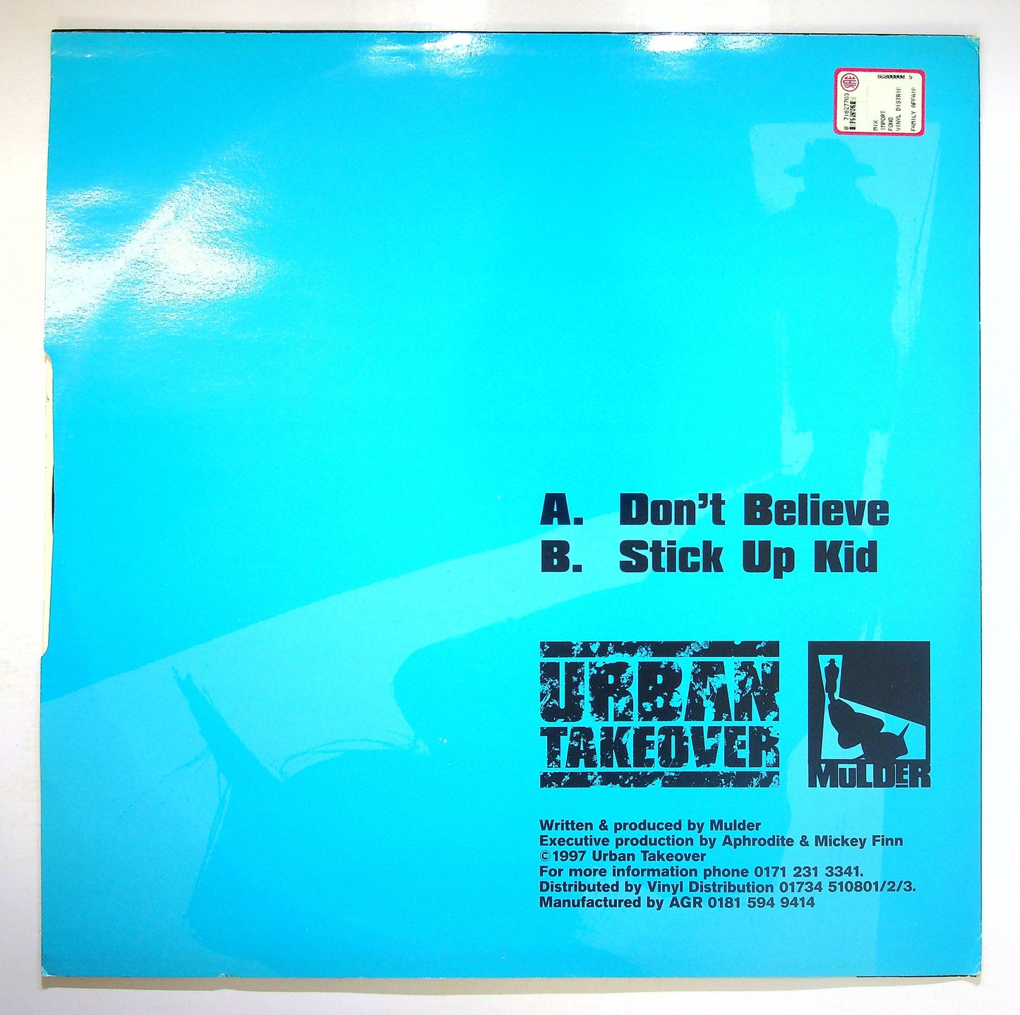EBOND Mulder - Don't Believe / Stick Up Kid Vinile V078082