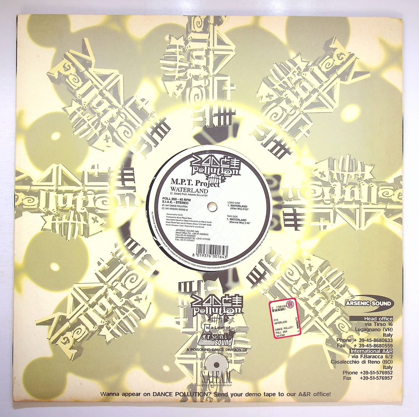 EBOND M.P.T. Project - Waterland Vinile V078086