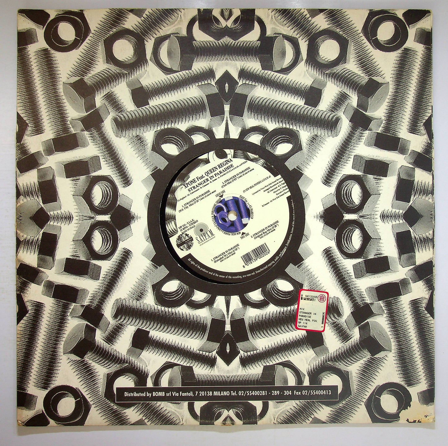 EBOND XPONE ft Queen Regina - Stranger In Paradise Vinile V078091