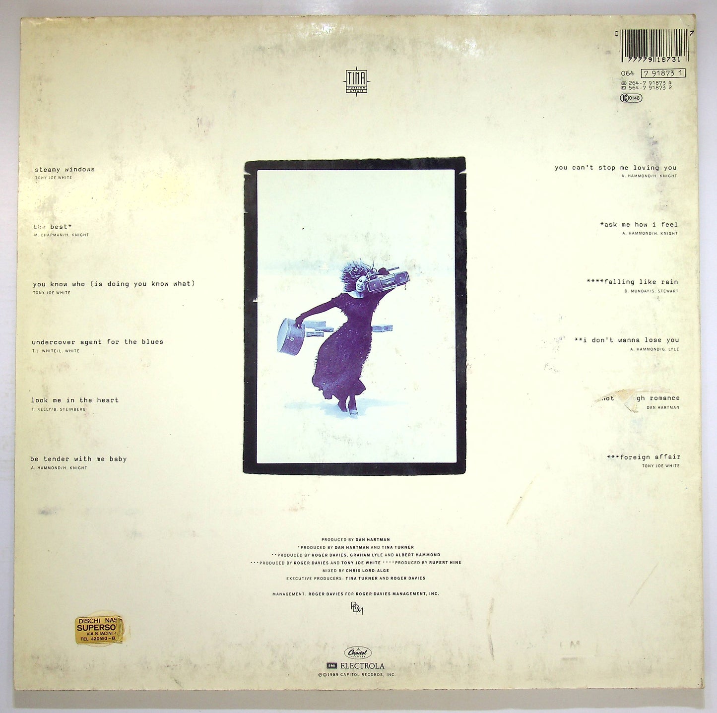 EBOND Tina Turner - Foreign Affair Vinile V078098