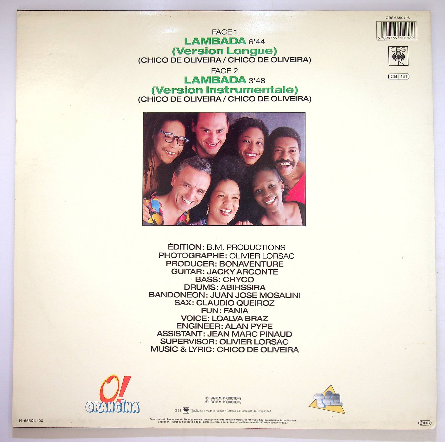 EBOND Kaoma - Lambada Vinile V079026