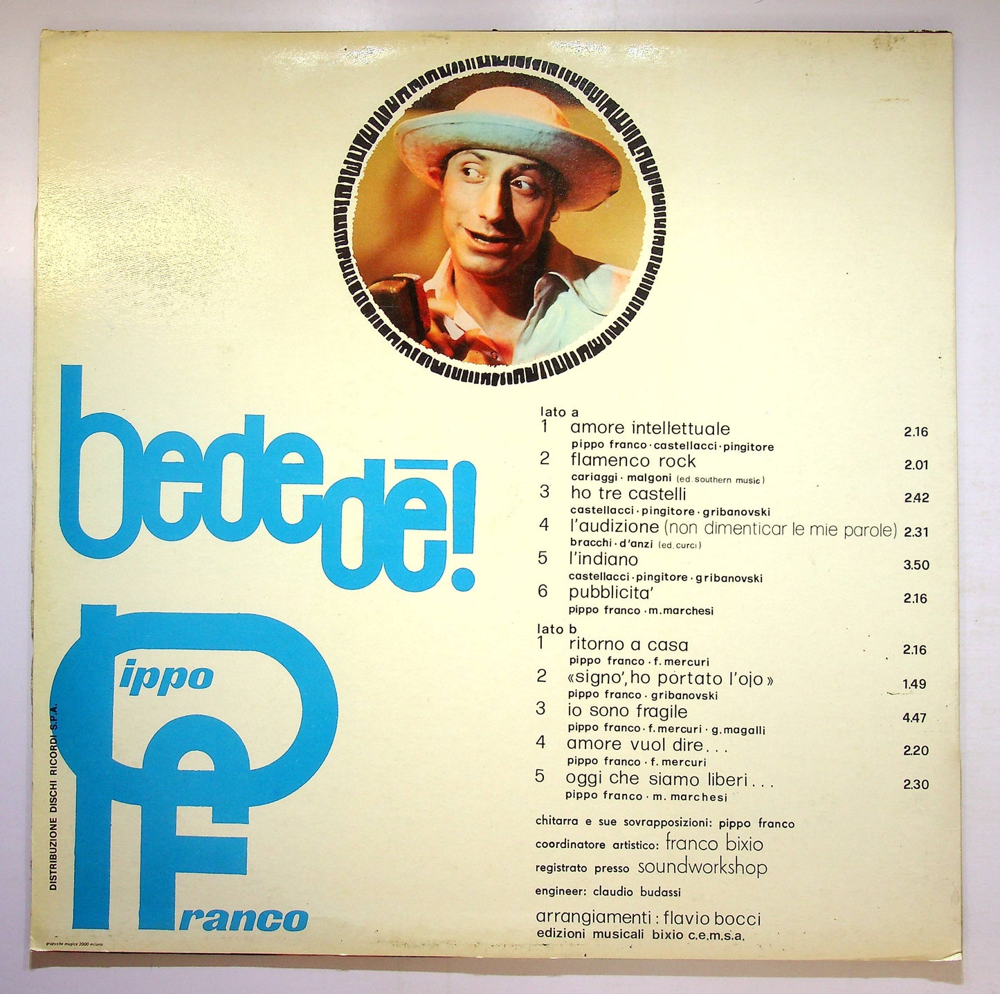 EBOND Pippo Franco - Bedede! Vinile V079052