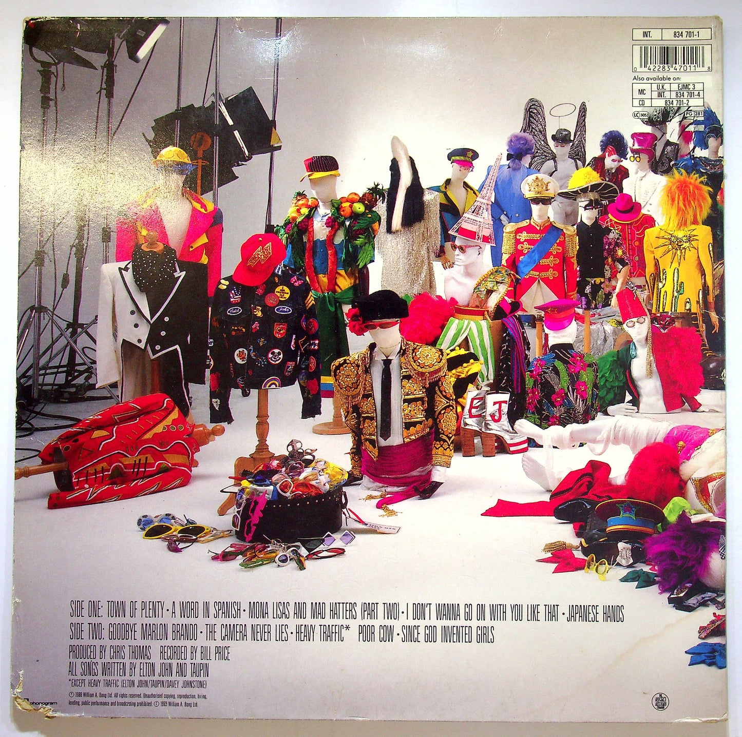EBOND Elton John - Reg Strikes Back Vinile V079060