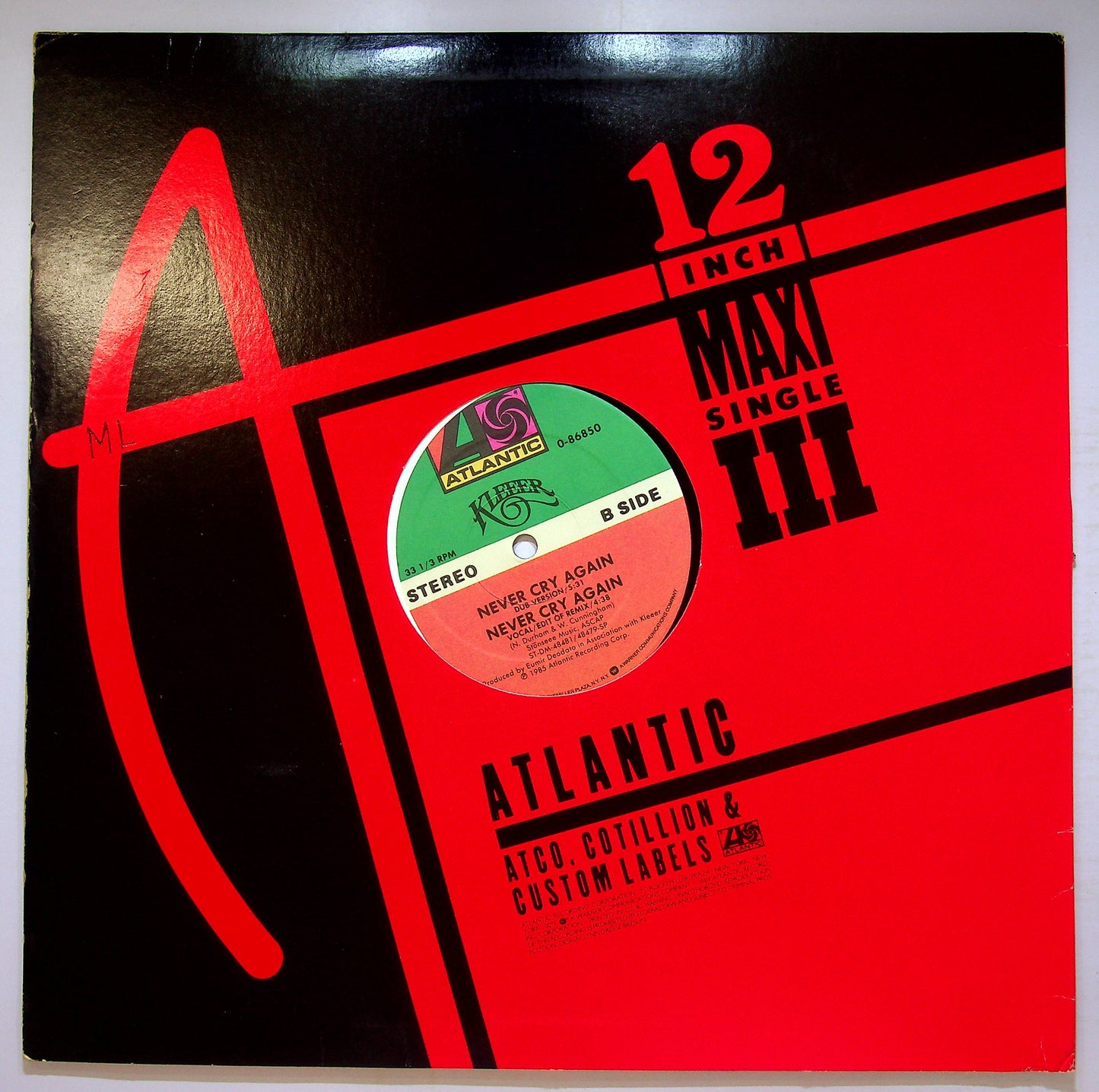 EBOND Kleeer - Never Cry Again Vinile V079066