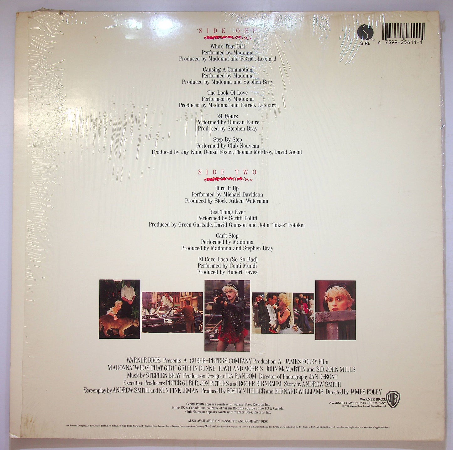 EBOND Madonna - Who's That Girl Vinile V079088