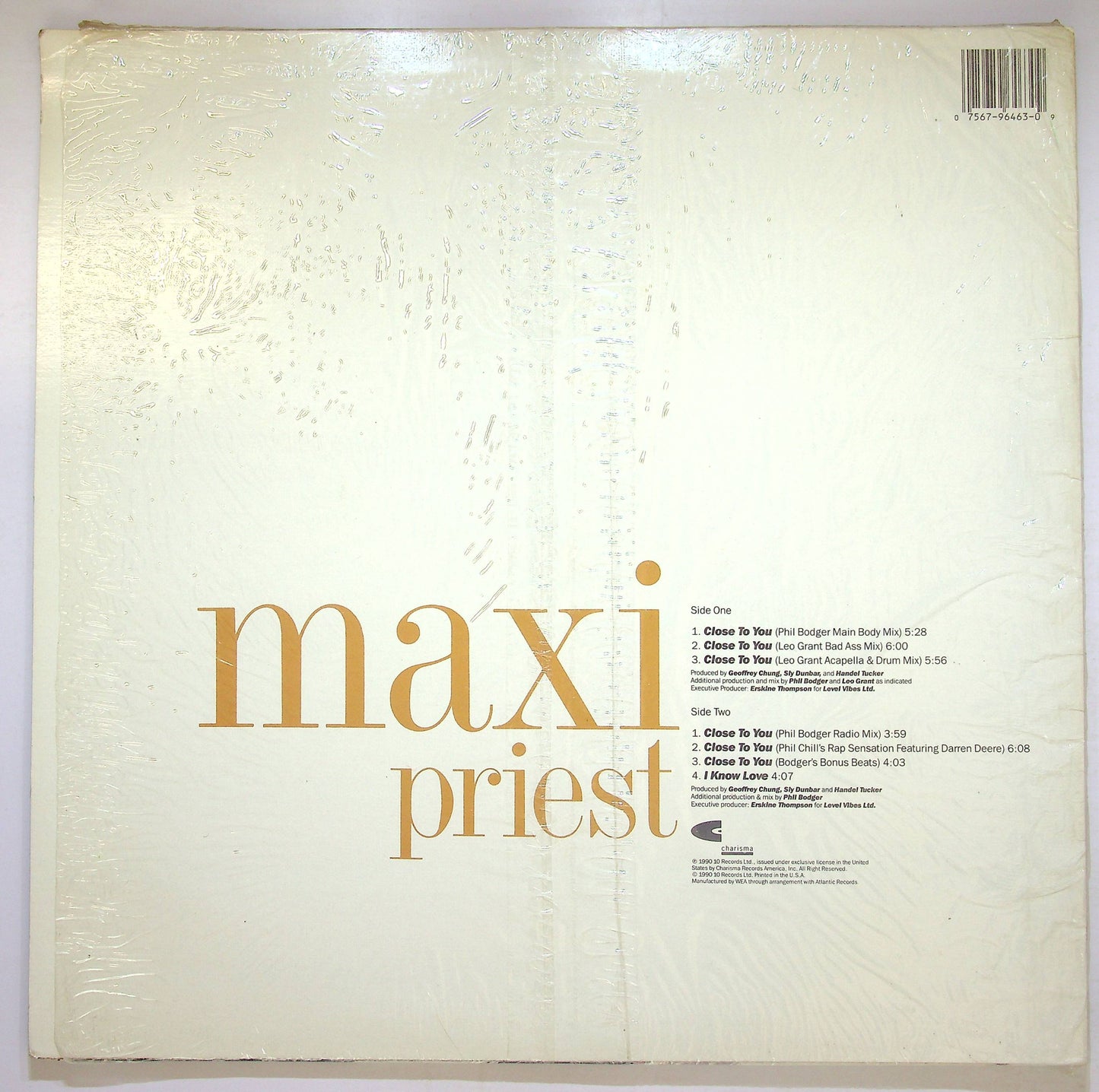EBOND Maxi Priest - Close To You Vinile V079138