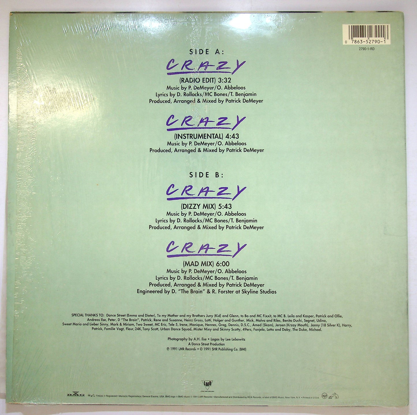 EBOND Daisy Dee - Crazy Vinile V079144