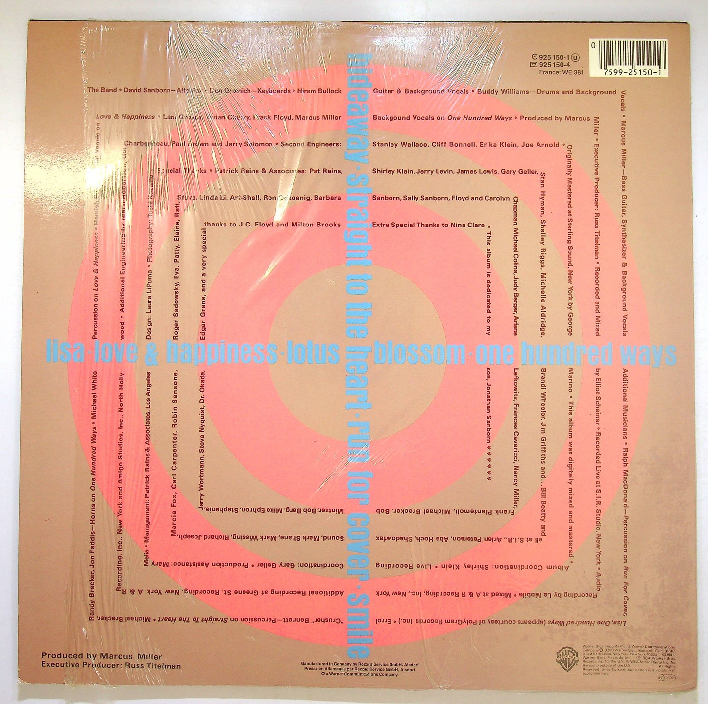 EBOND David Sanborn - Straight To The Heart Vinile V079148