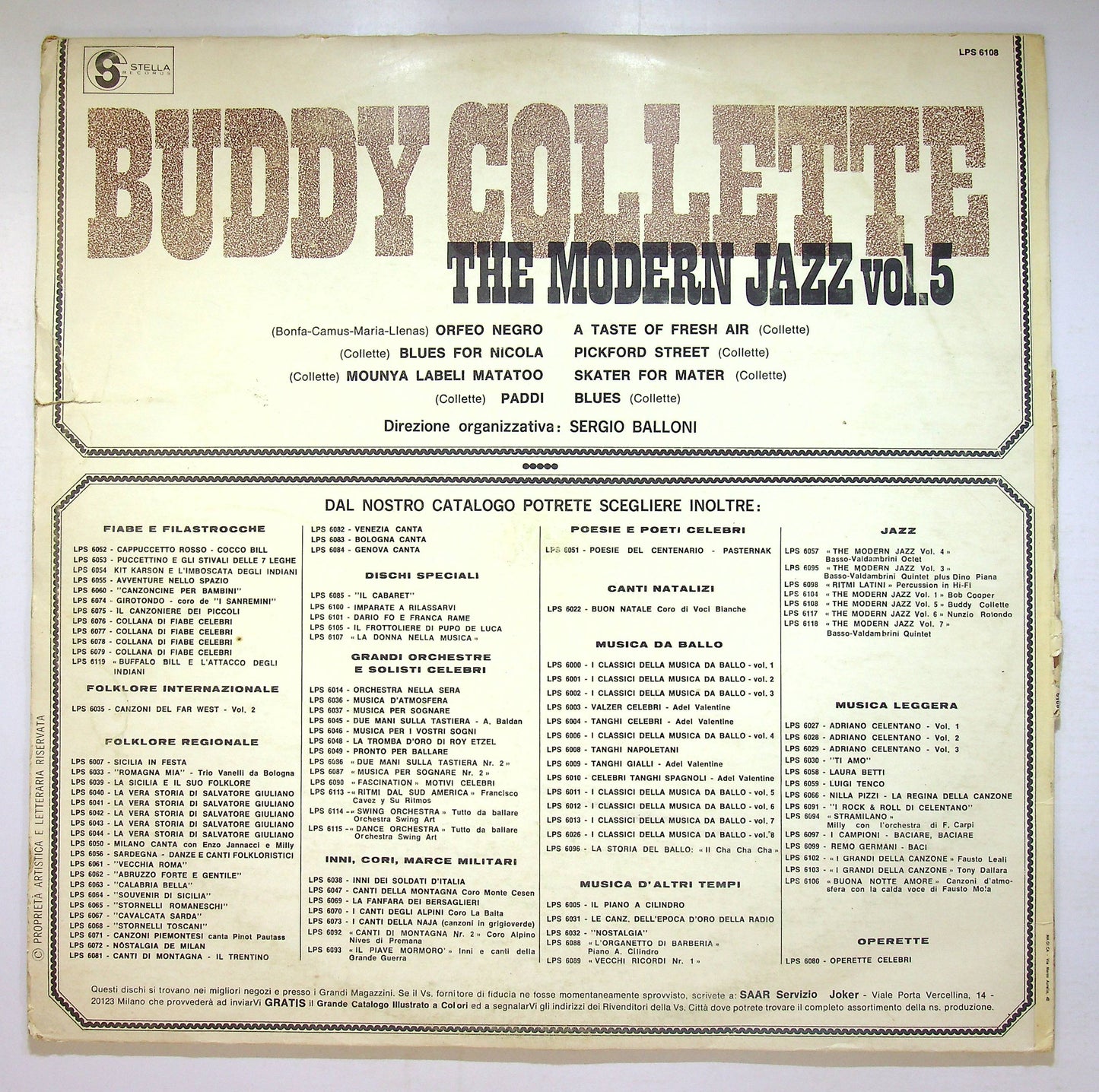 EBOND Buddy Collette - The Modern Jazz Vol.5 Vinile V080005