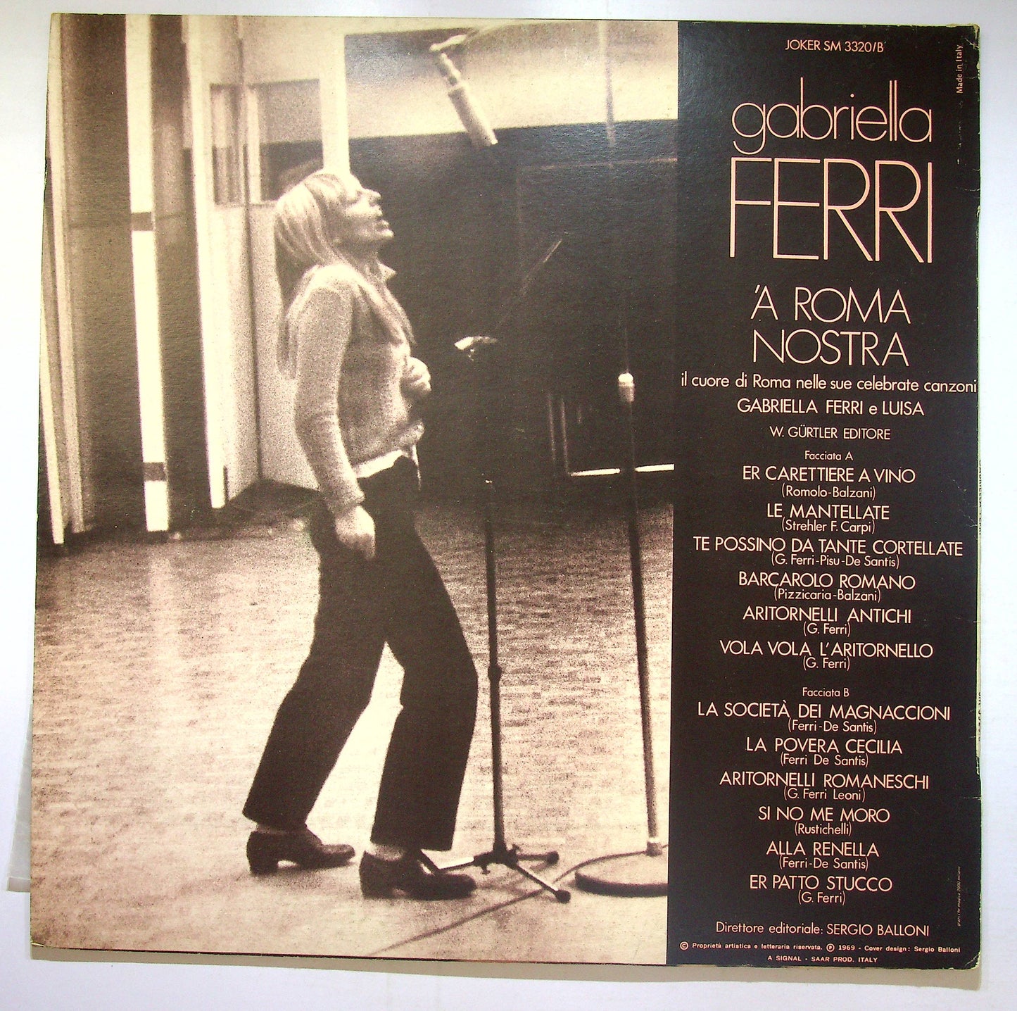 EBOND Gabriella Ferri - 'A Roma Nostra Vinile V080047