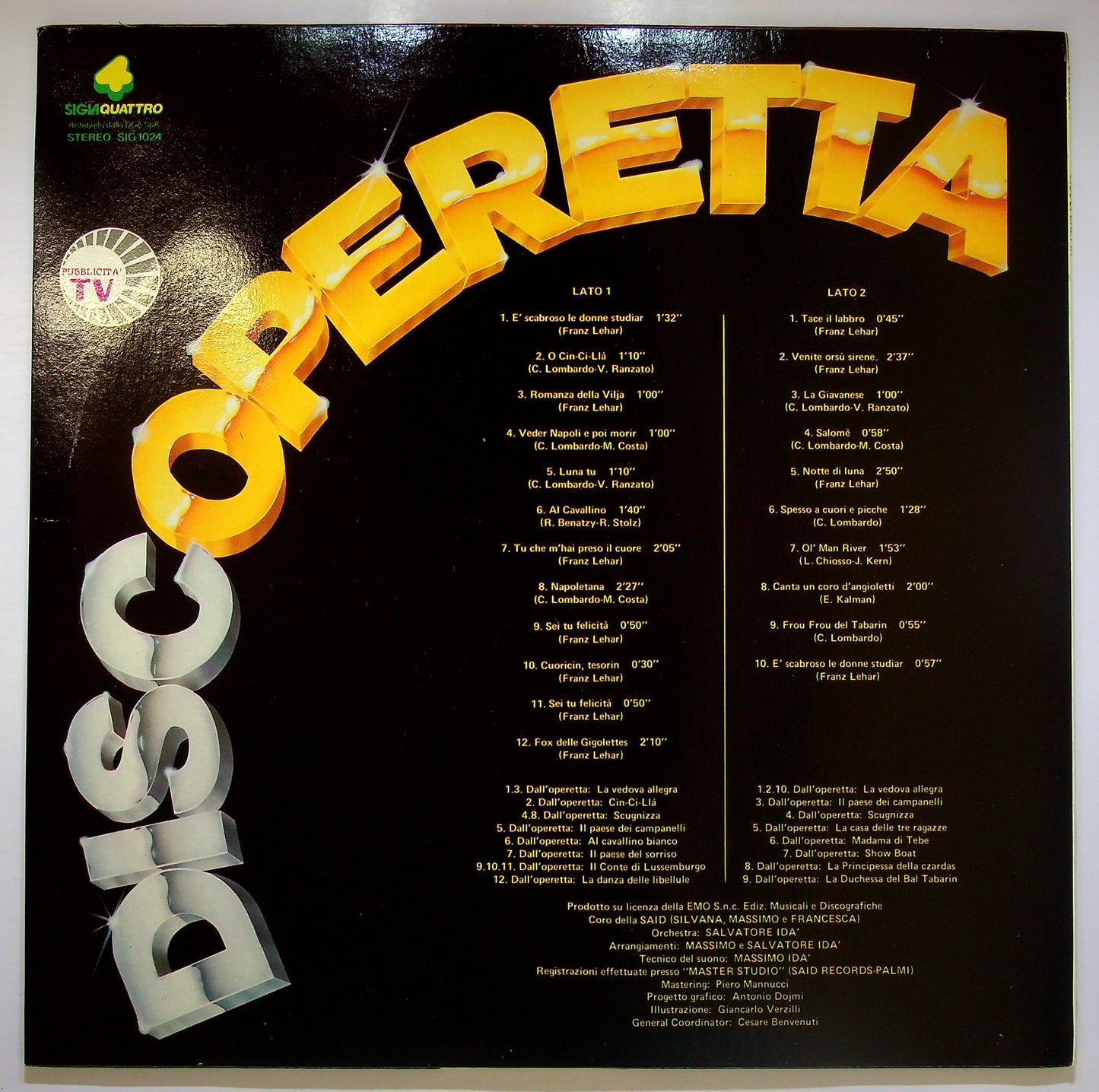 EBOND Filippo Alotta - Discoperetta Vinile V080098