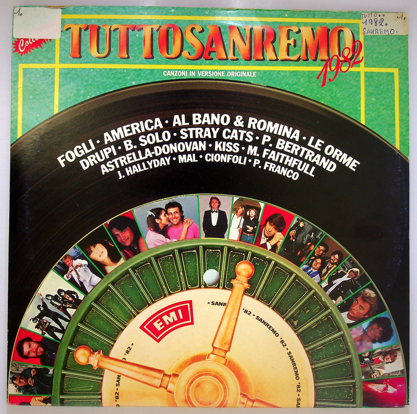 EBOND Various - Tuttosanremo 1982 Vinile V080107
