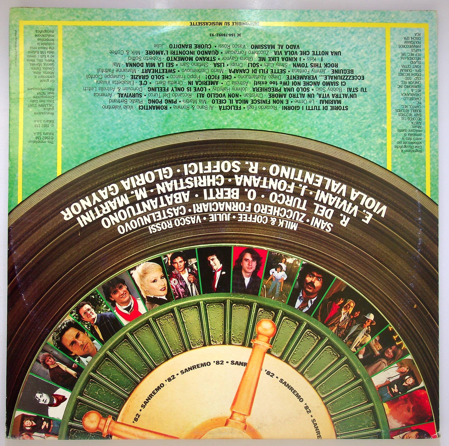 EBOND Various - Tuttosanremo 1982 Vinile V080107