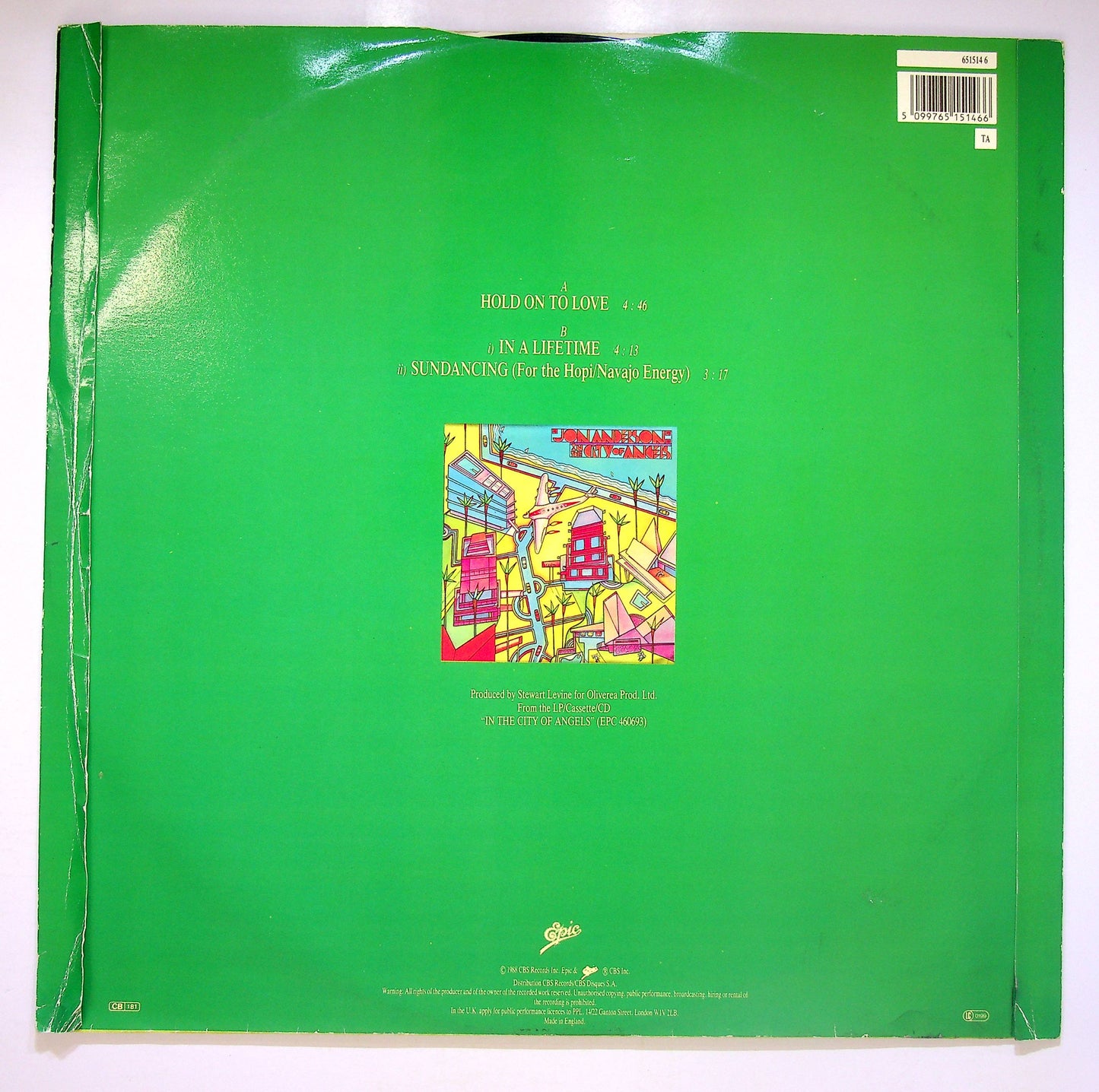 EBOND Jon Anderson - Hold On To Love Vinile V080131