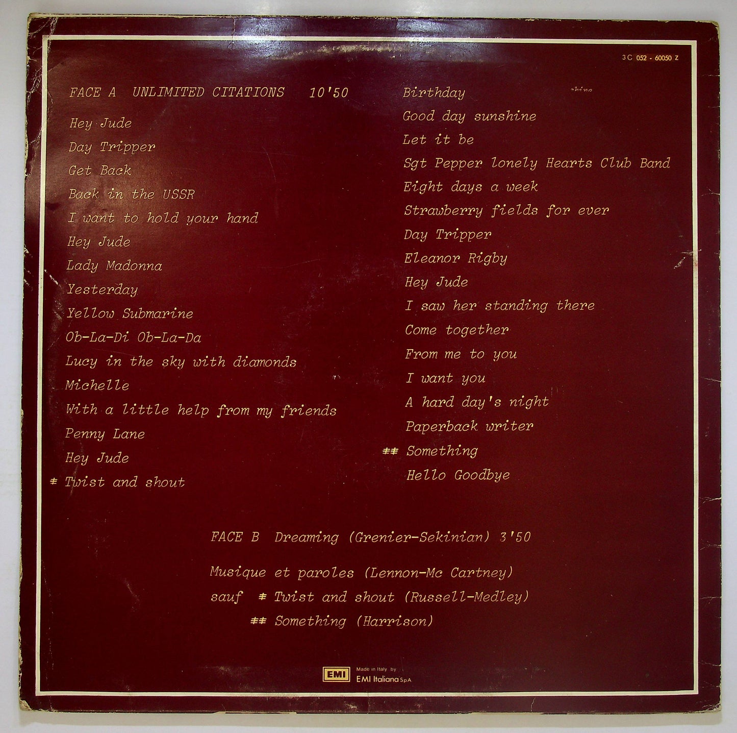 EBOND Cafe Creme - Unlimited Citations Vinile V080146