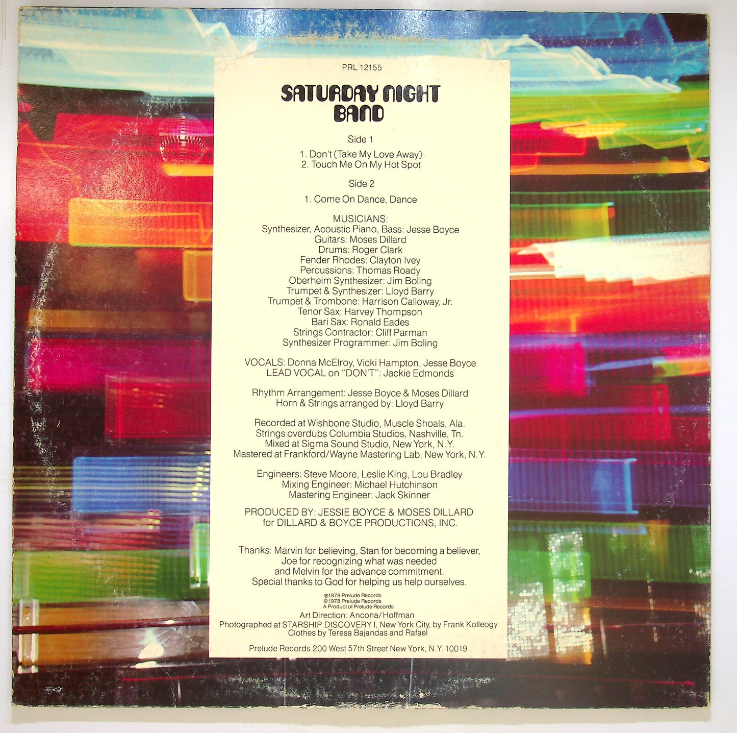 EBOND Saturday Night Band - Come On Dance, Dance Vinile V080148