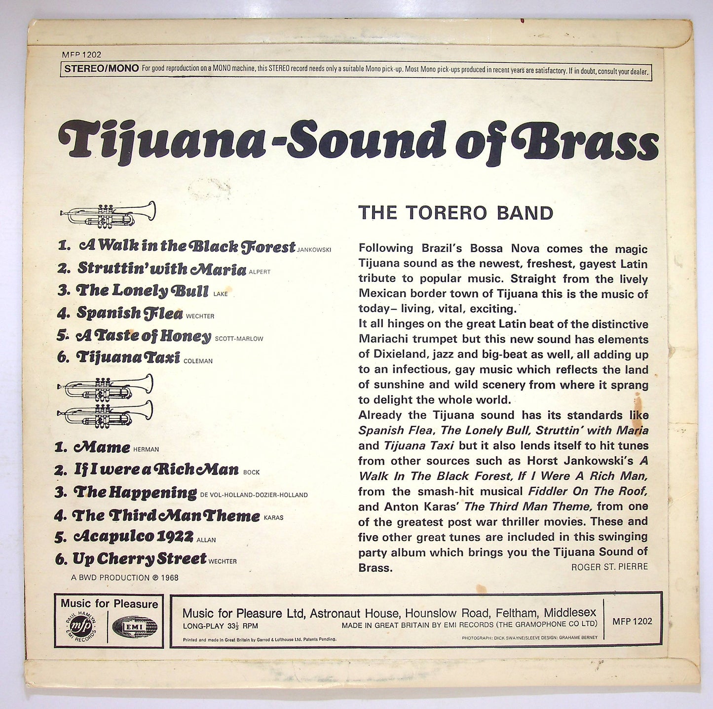 EBOND The Torero Band - Tijuana - Sound Of Brass Vinile V081002