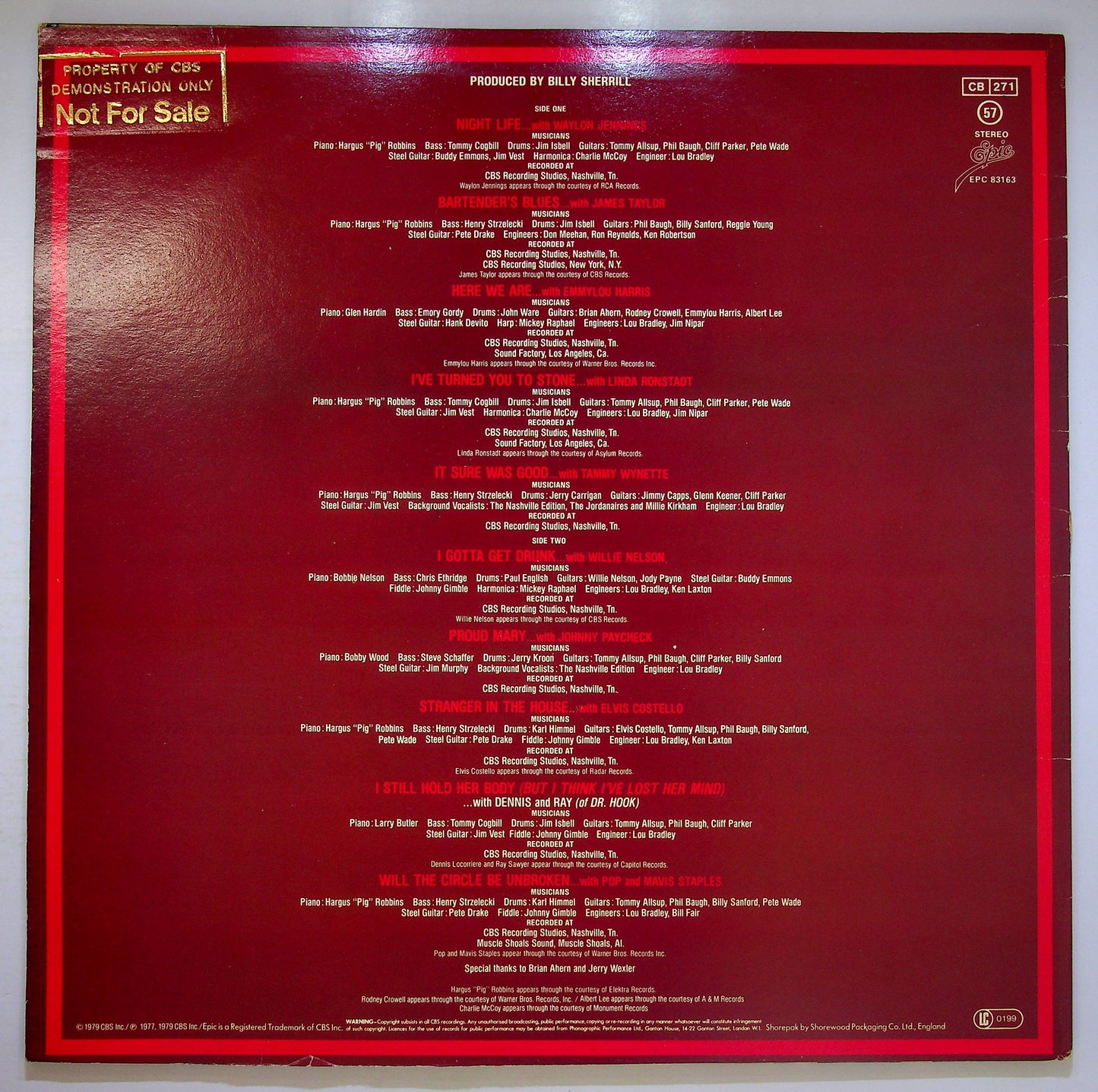 EBOND George Jones - My Very Special Guests Vinile V081022