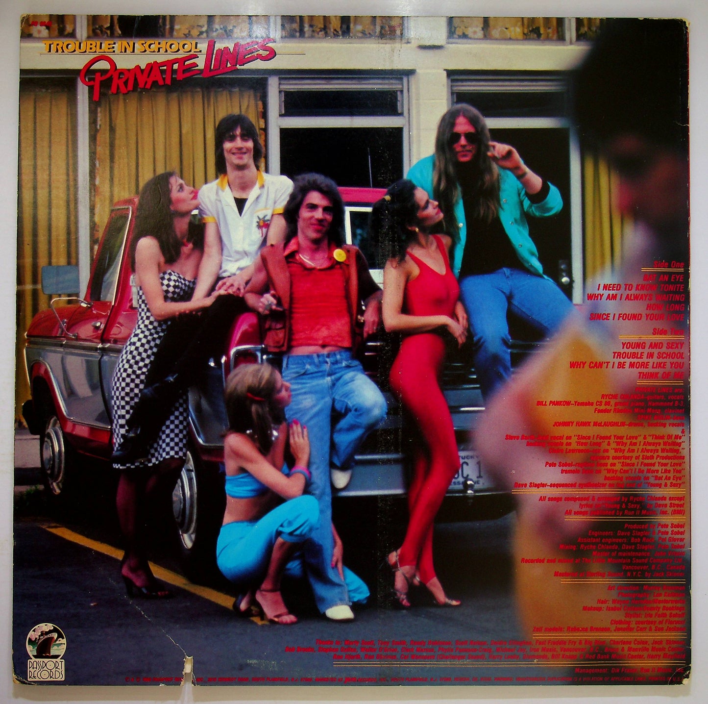 EBOND Private Lines - Trouble In School Vinile V081055