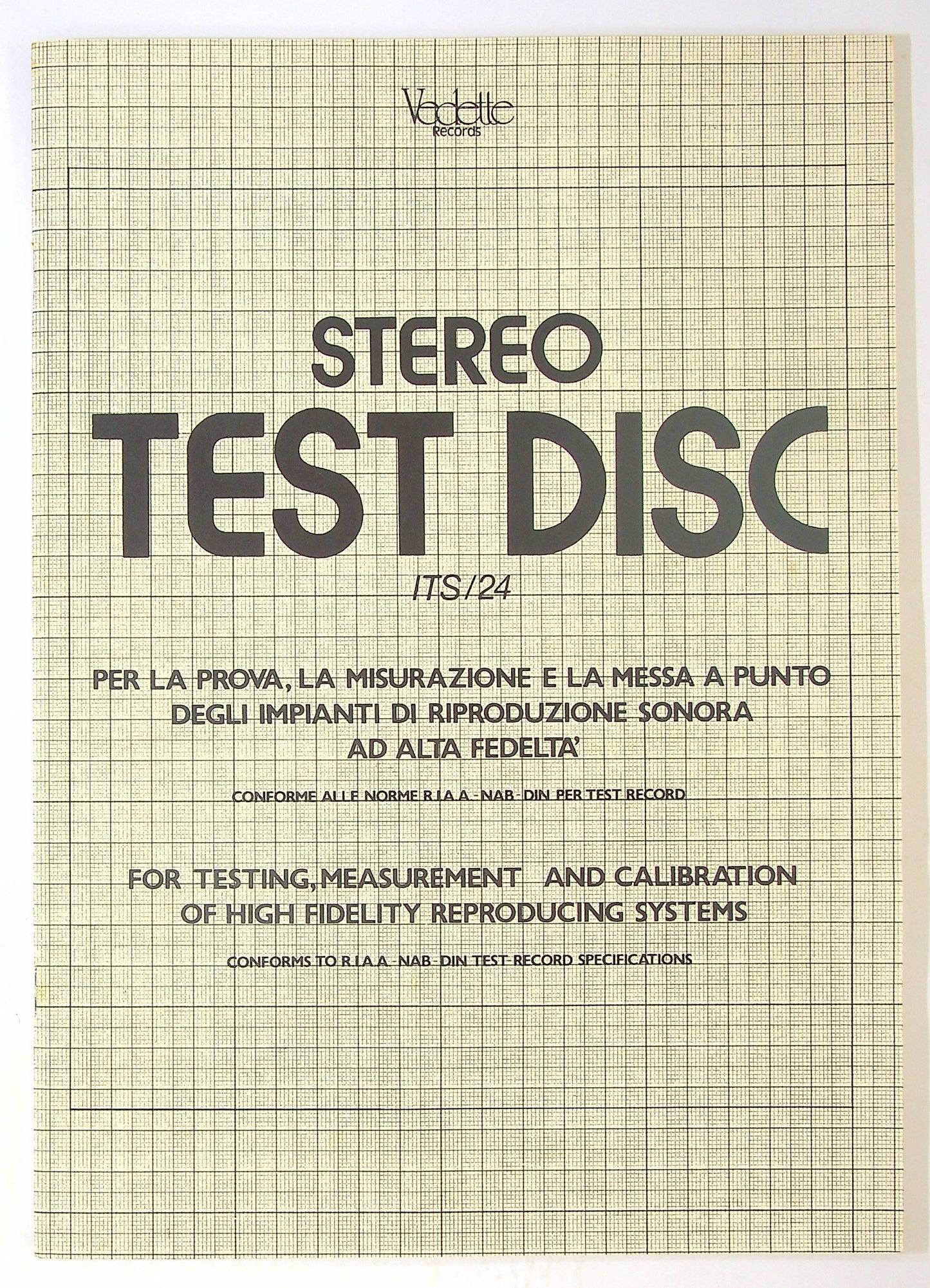 EBOND No Artist - Stereo Test Disc Vinile V081075