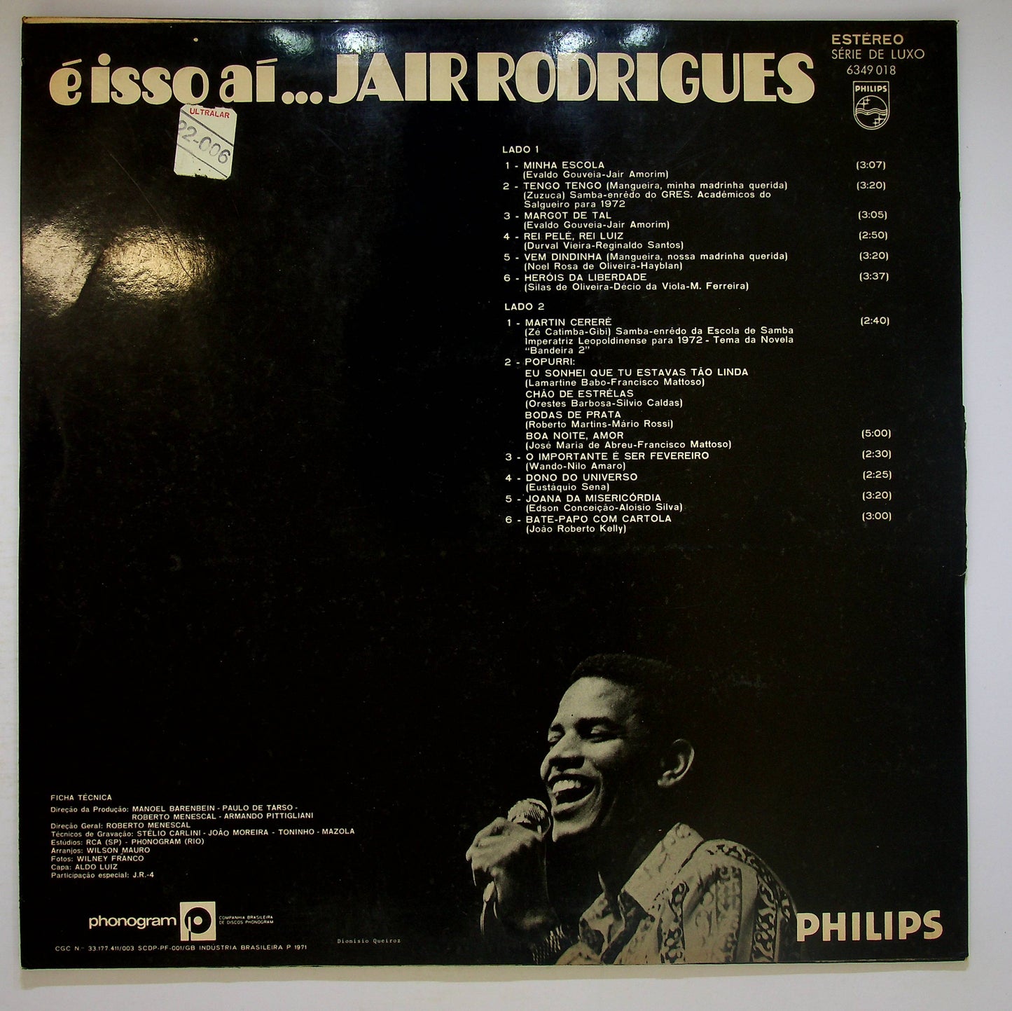 EBOND Jair Rodrigues - E Isso Ai... Vinile V081077