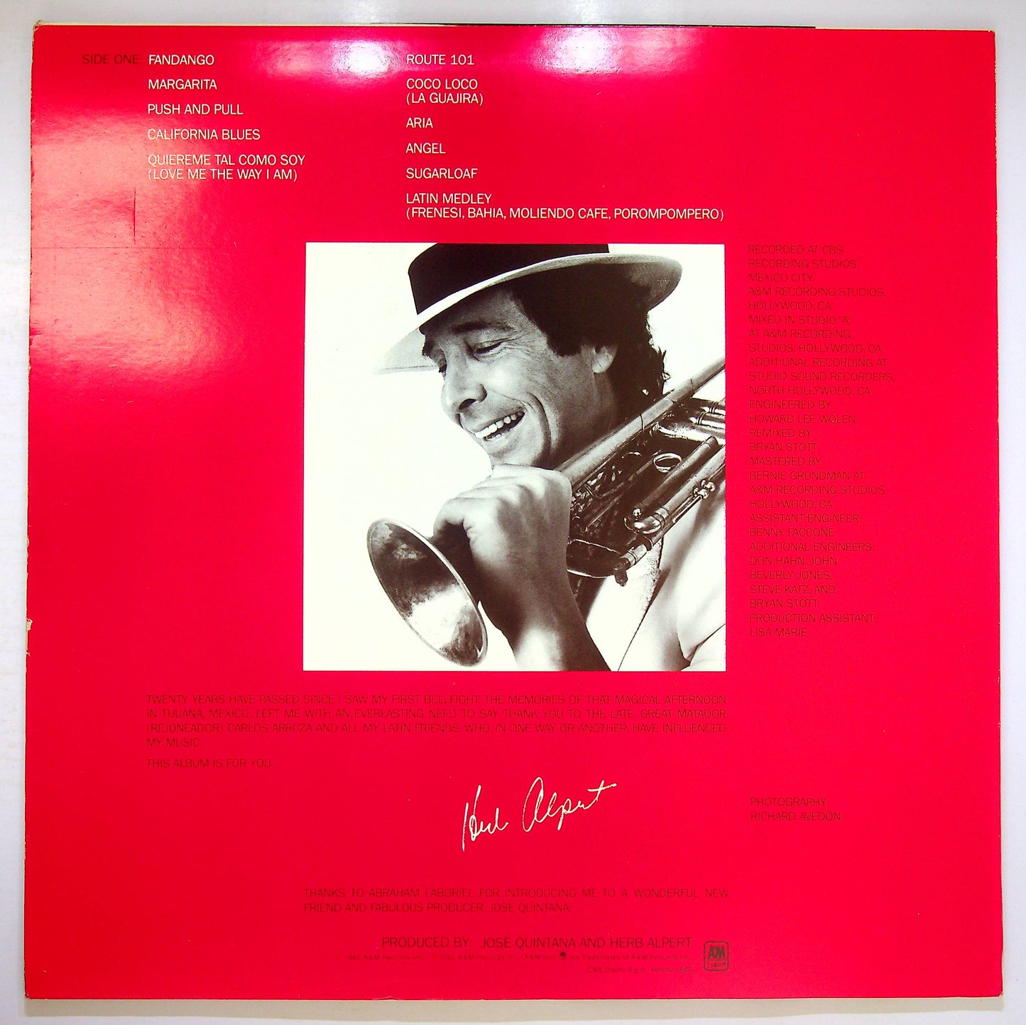 EBOND Herb Alpert - Fandango Vinile V081087