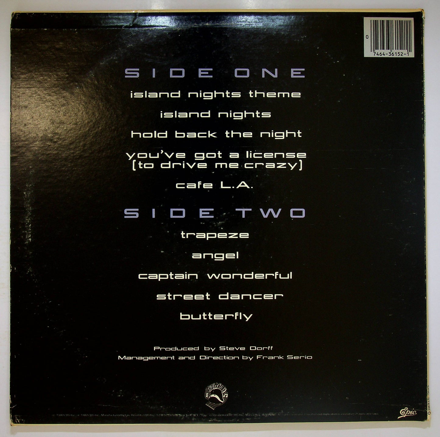 EBOND Tony Sciuto - Island Nights Vinile V081124