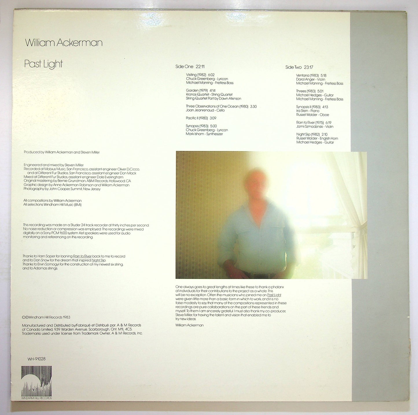 EBOND William Ackerman - Past Light Vinile V081142