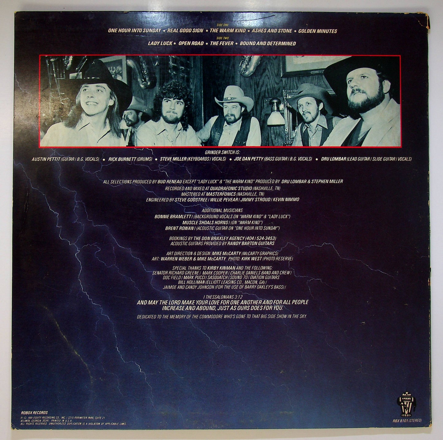 EBOND Grinder Switch - Have Band Will Travel Vinile V082023