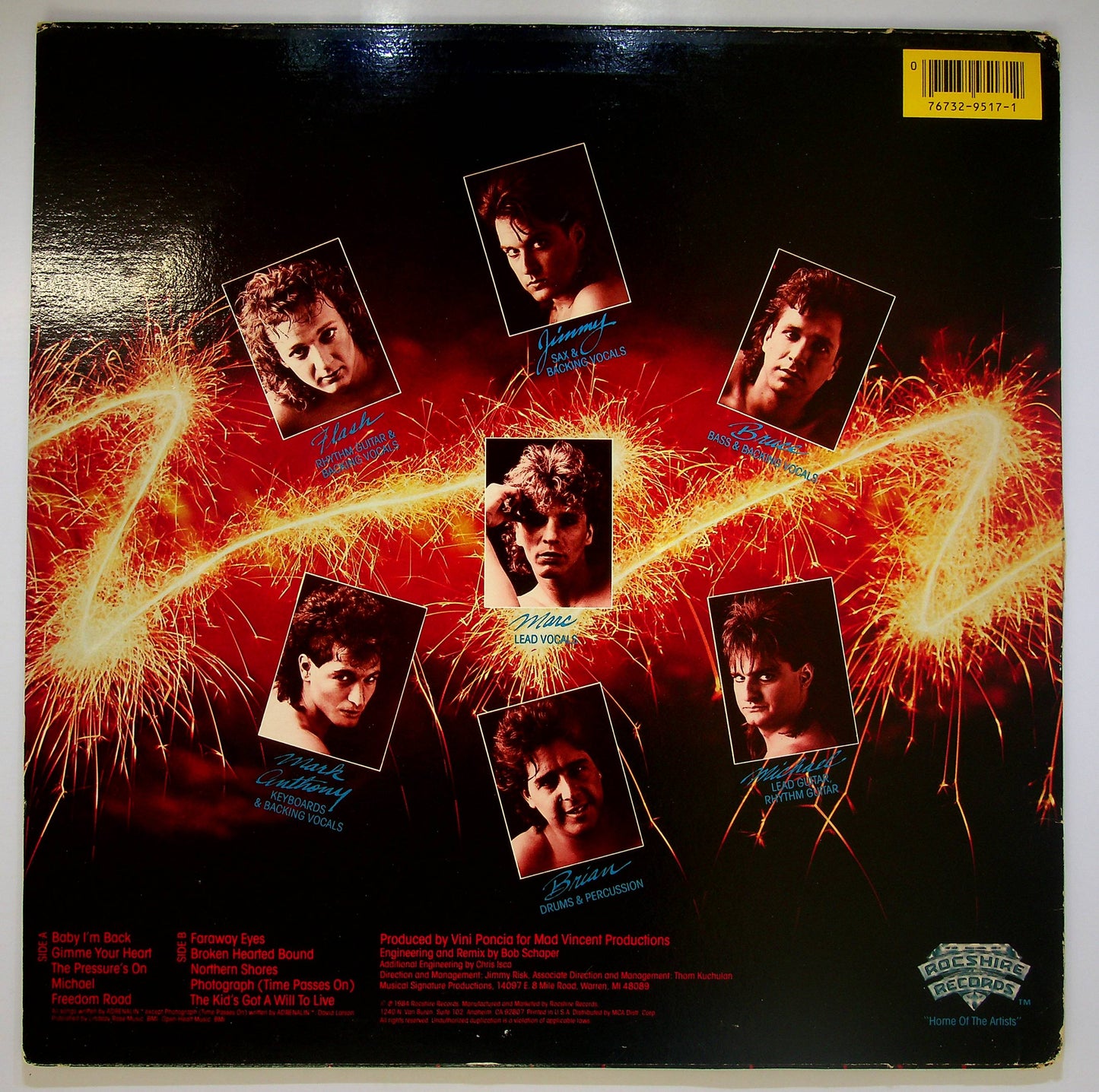 EBOND Adrenalin - American Heart Vinile V082032