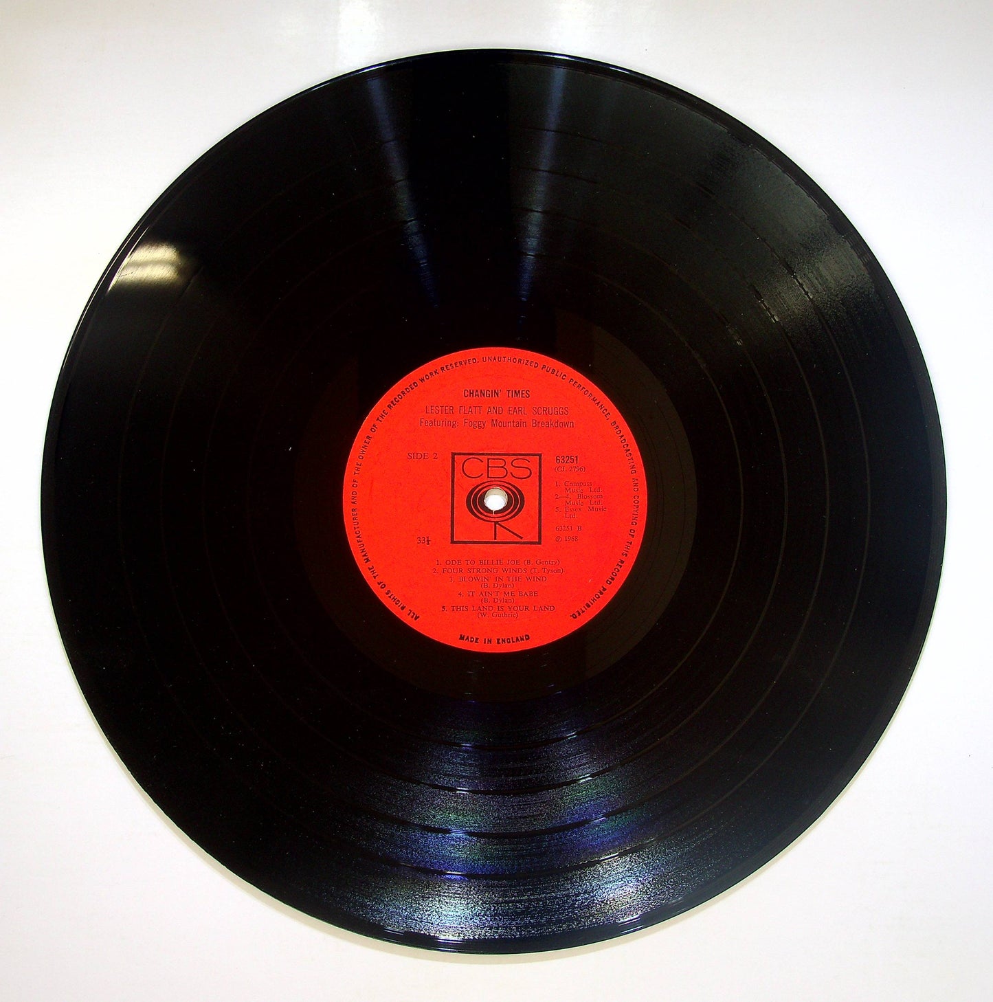 EBOND Lester Flatt & Earl Scruggs - Changin' Times Vinile V082058