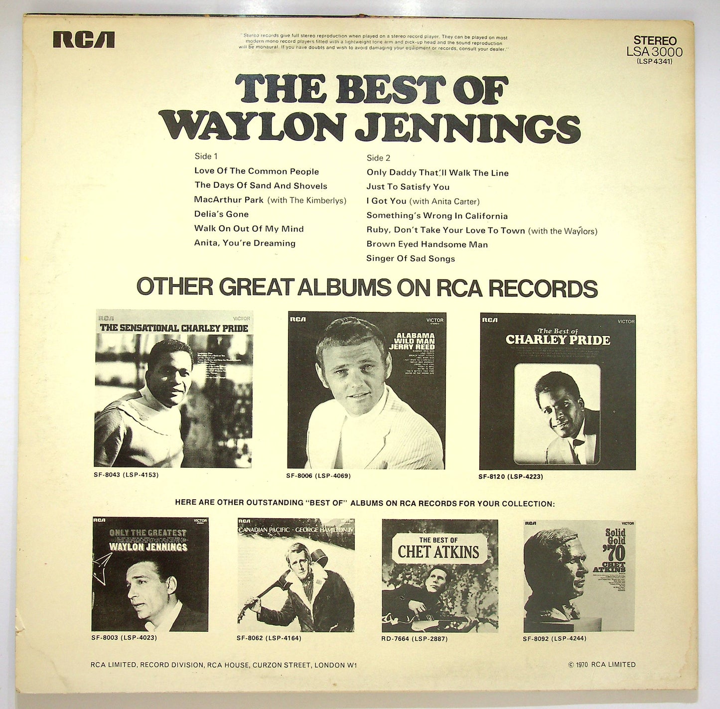 EBOND Waylon Jennings - The Best Of Waylon Jennings Vinile V082091