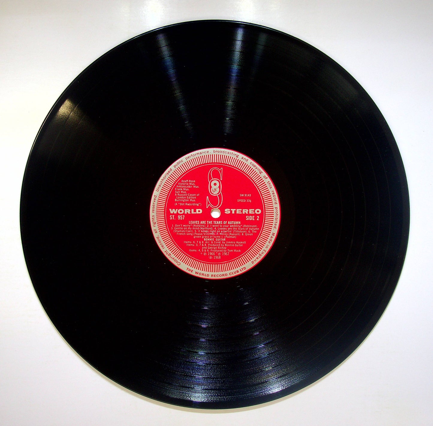 EBOND Bonnie Guitar - Leaves Are The Tears Of Autumn Vinile V082095