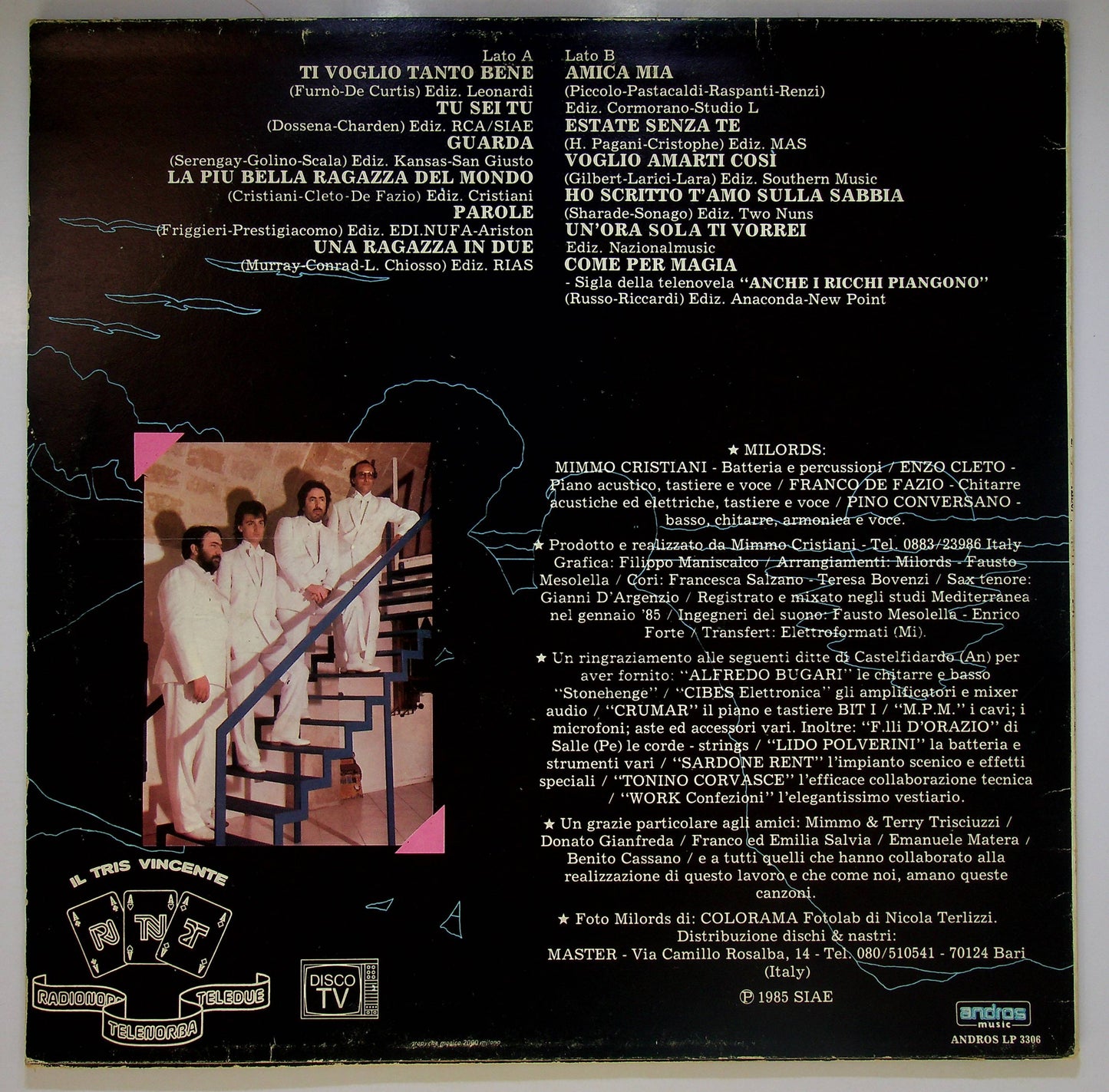 EBOND Milords - Amore, Ti Ricordi ... Vinile V082116
