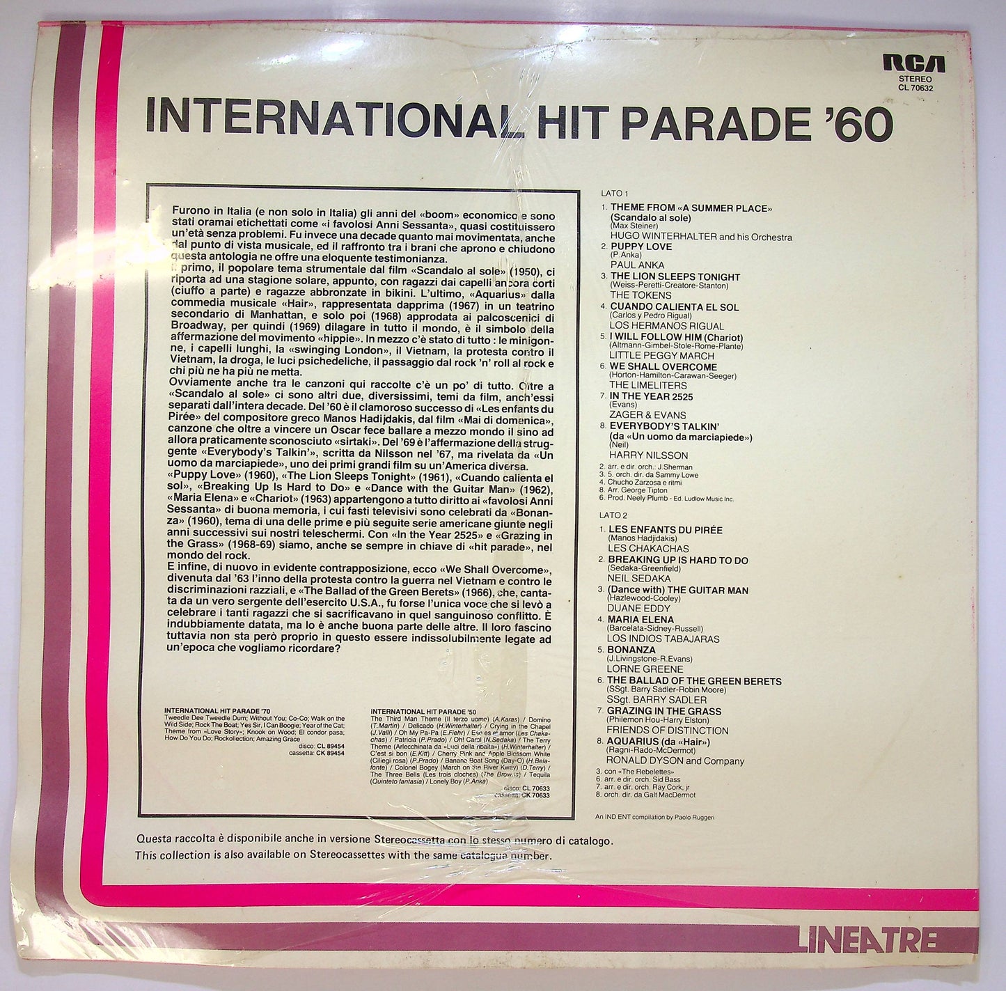 EBOND Various - International Hit Parade '60 Vinile V082118