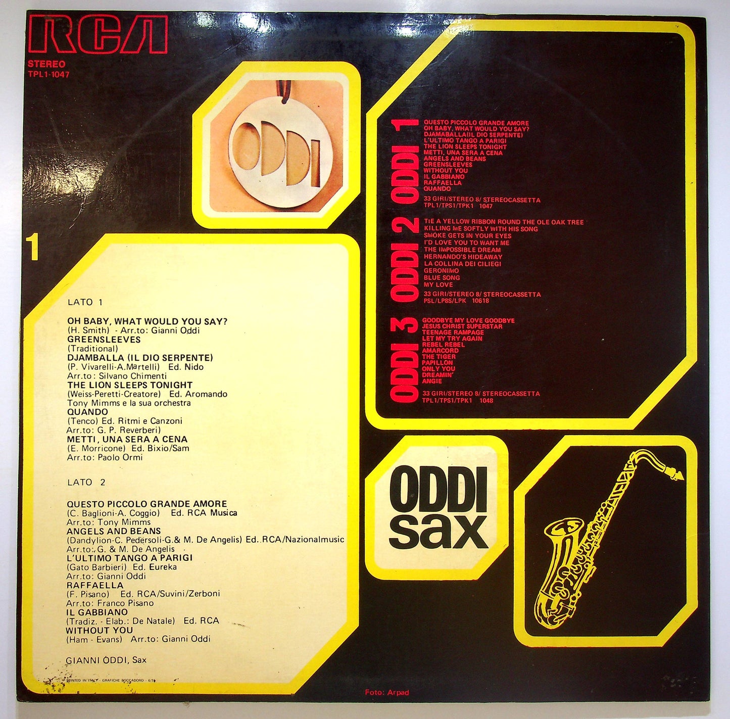 EBOND Oddi - 1 Vinile V082135