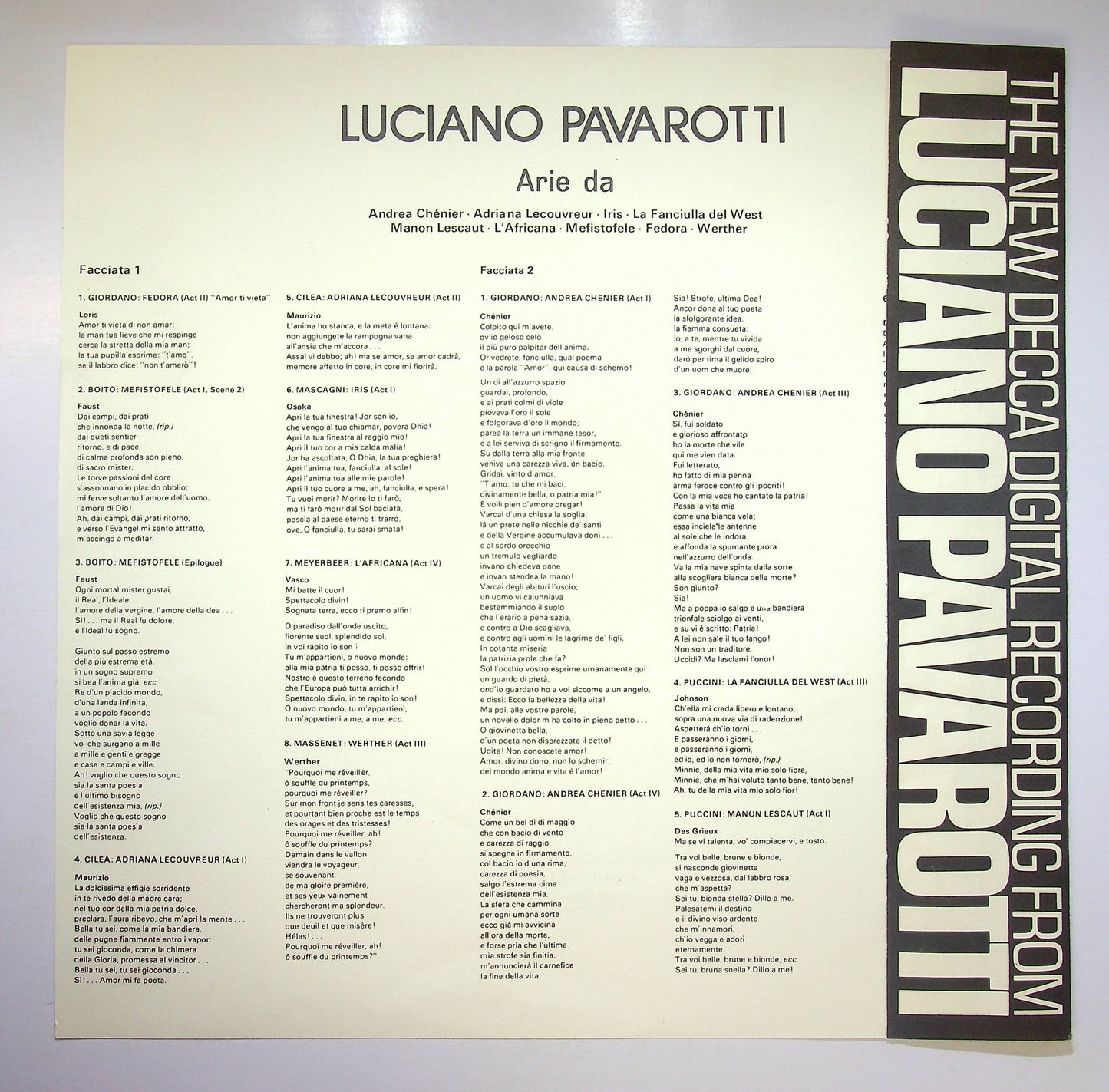 EBOND Luciano Pavarotti - Luciano Pavarotti Recital Vinile V082137