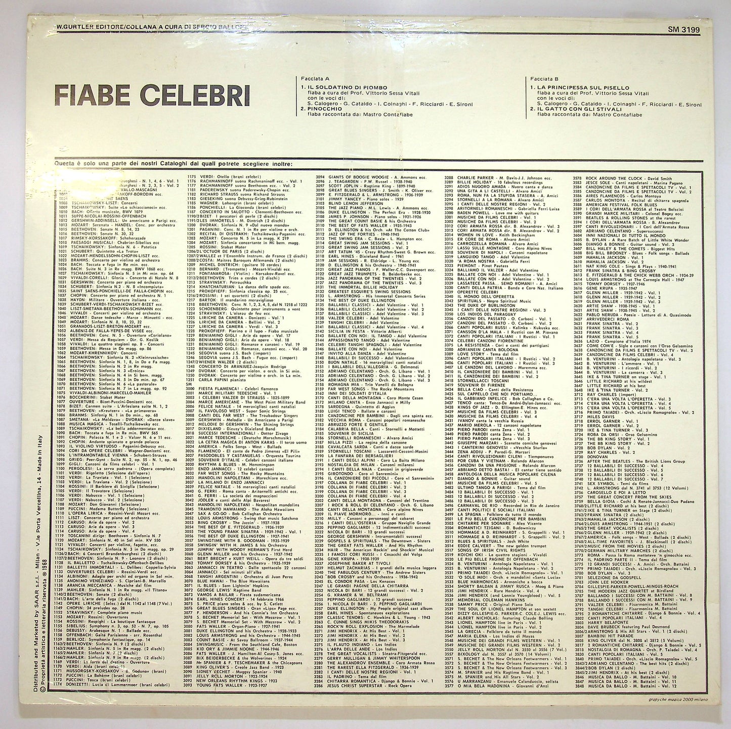 EBOND Various - Il Soldatino Di Piombo - Pinocchio Vinile V083022