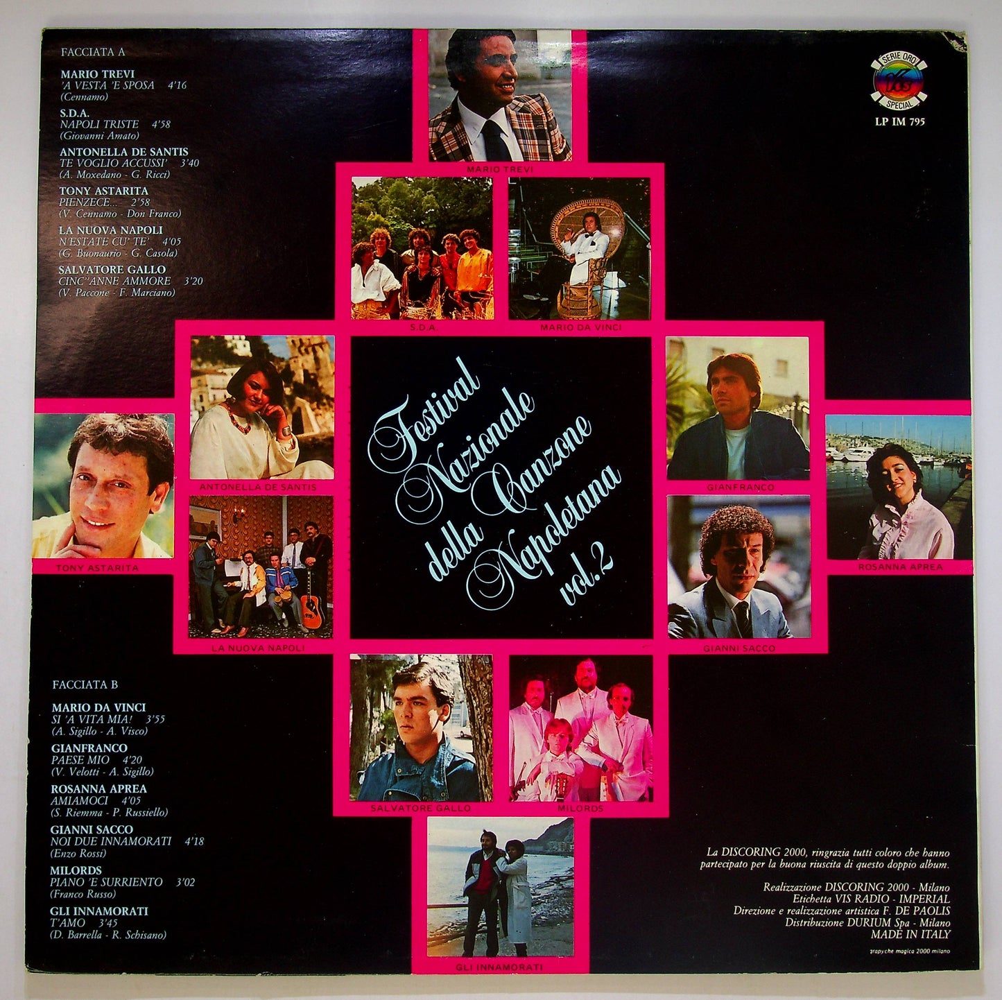 EBOND Festival Nazionale Della Canzone Napoletana Vol. 2 Vinile V083035