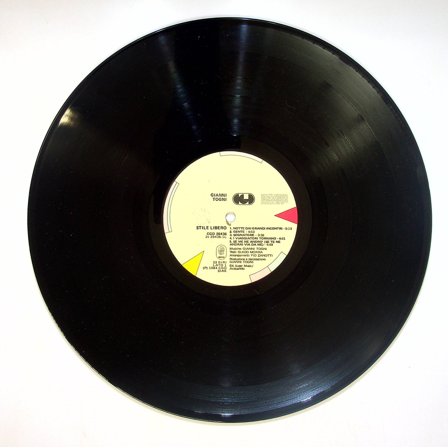 EBOND Gianni Togni - Stile Libero Vinile V083047